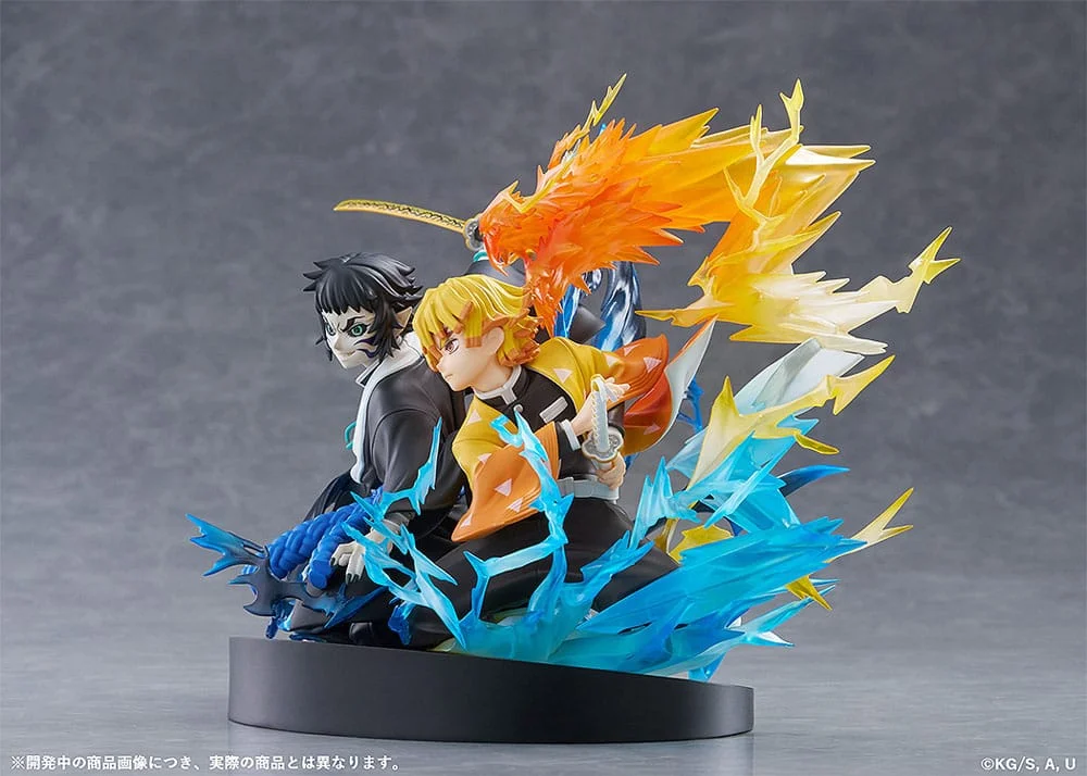 Demon Slayer: Kimetsu no Yaiba PVC Statue Zenitsu Agatsuma & Kaigaku 15 cm